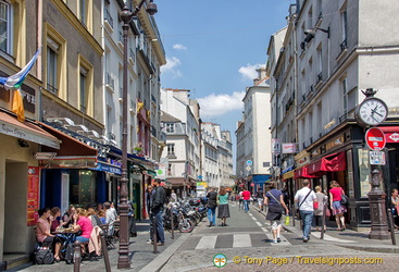View of rue Descartes